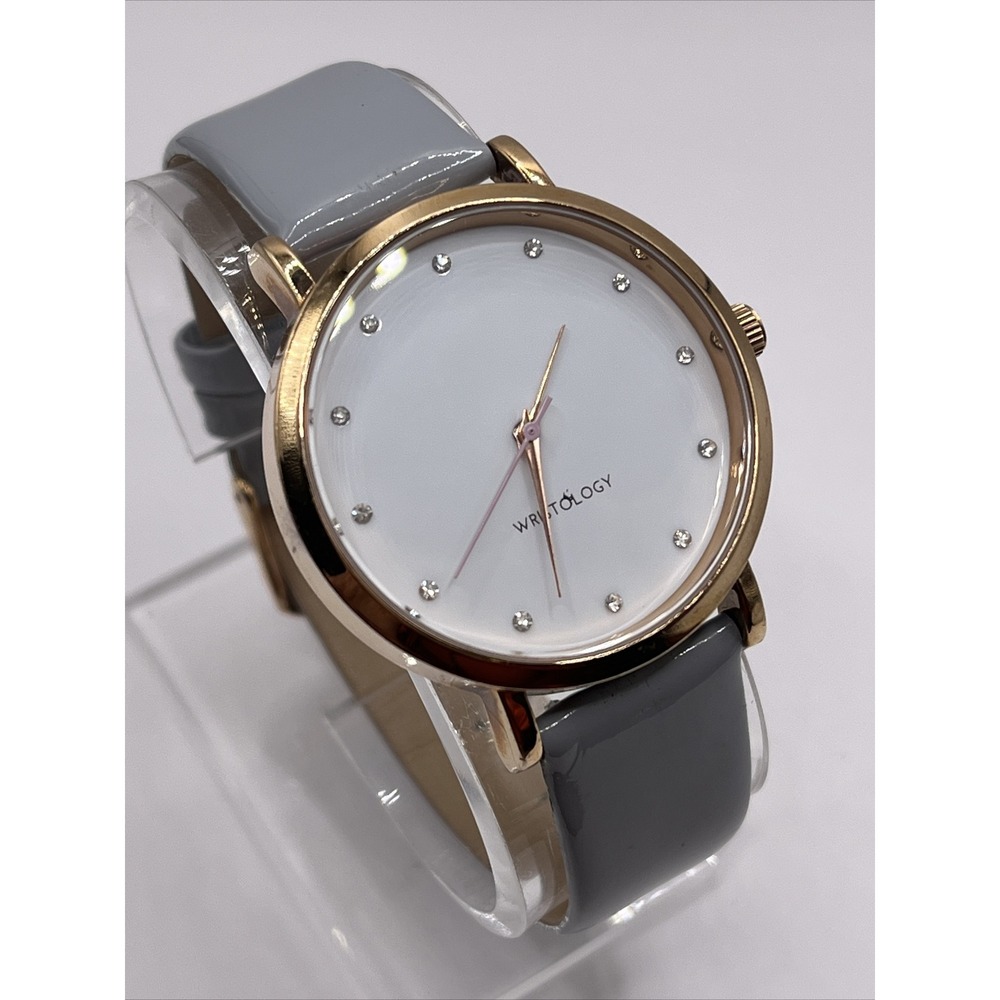 Wristology Women's Quartz Watch Olivia Collection Leather Band- New Battery